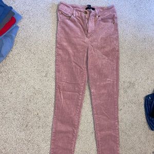 Corduroy pants light pink